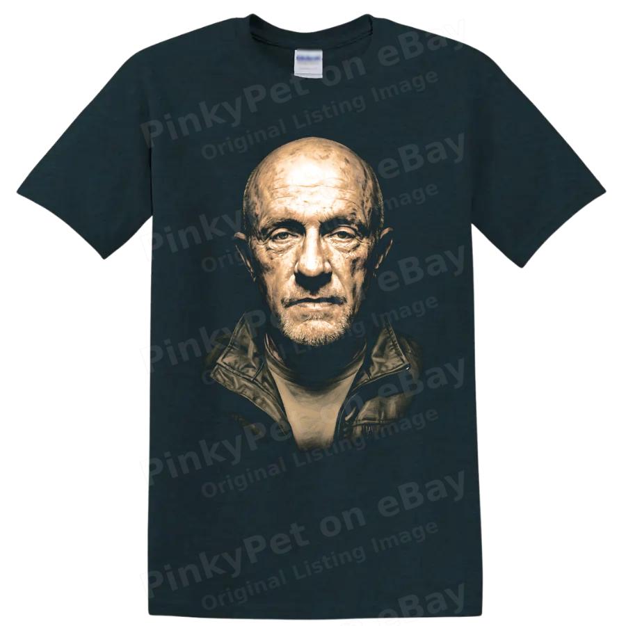 Mike Ehrmantraut Breaking Bad Better Call Saul Portrait Graphic T Shirt Fan Tee