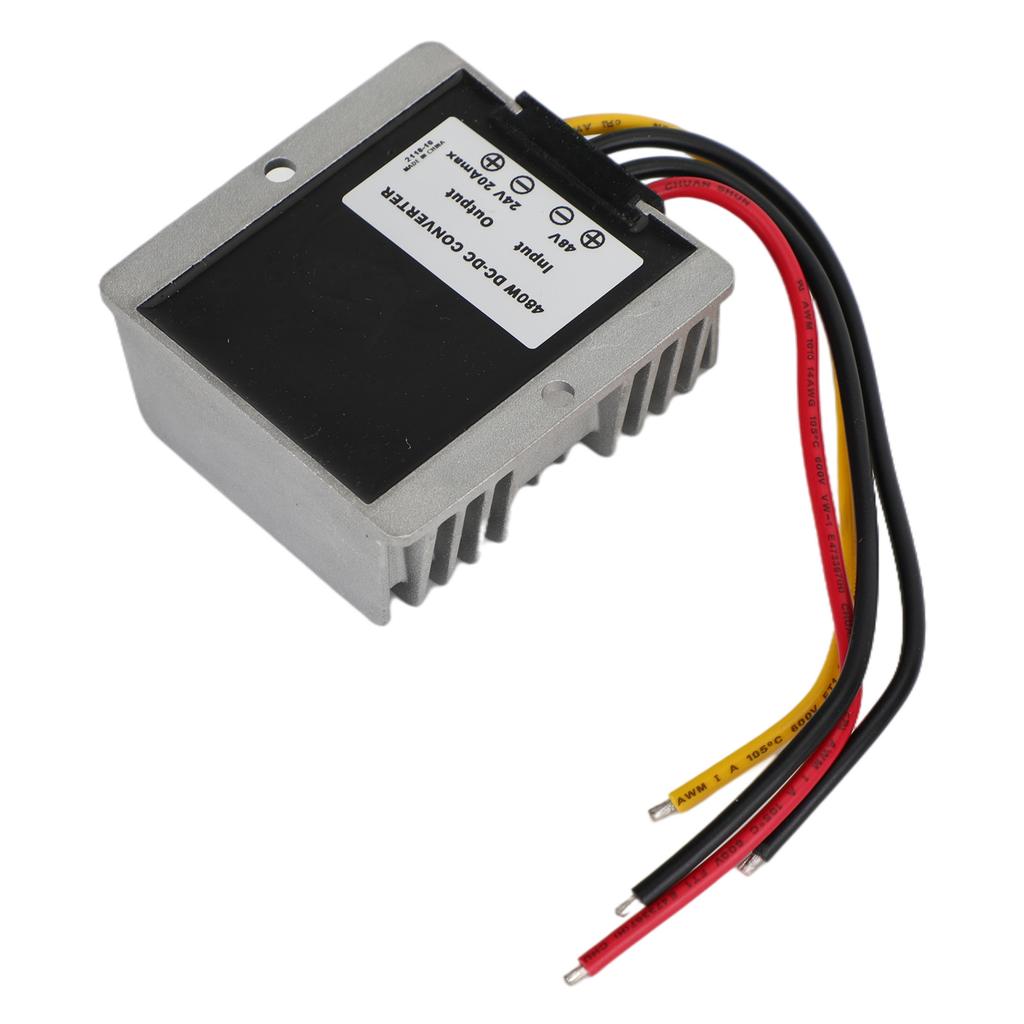 WaterProof 36V/48V to 24V 20A 480W Step Down DC/DC Power Converter Regulator