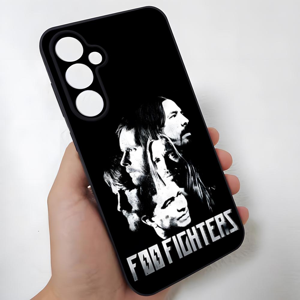 Foo Fighters Band Phone Case For Samsung S26 Ultra S25 Edge Ultra S23 S22 S21 S20 Ultra Plus S24 Fe Glass Cover