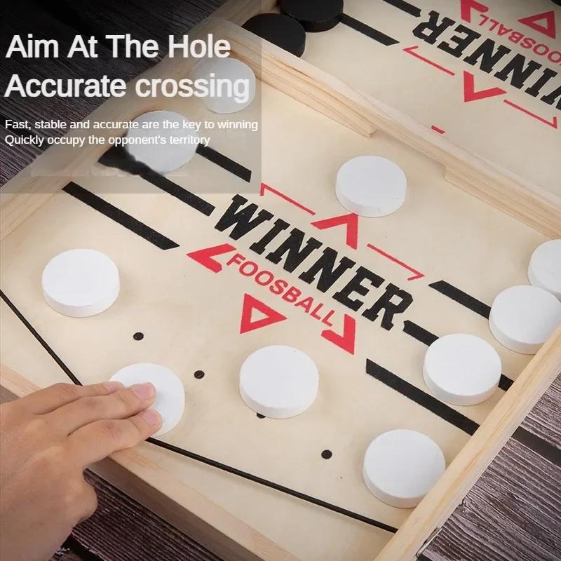 Table Football Catapult Chess Double Battle Board Ice Hockey Game Adult Parent-child Interaction Children's Family Party Toys