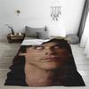 Customization Ian Somerhalder The Vampire Diaries Damon Blanket Fleece Winter Breathable Soft Throw Blanket For Bed Car Bedsprea