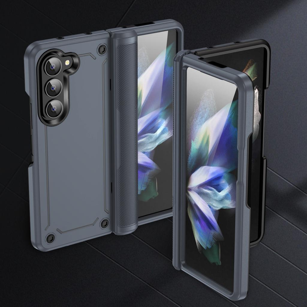 Luxury Protective Hard Folding Case for Samsung Galaxy Z Fold 6 Fold6 Fold5 Fold 5 5G Zfold6 Shockproof Phone Accessories Cover