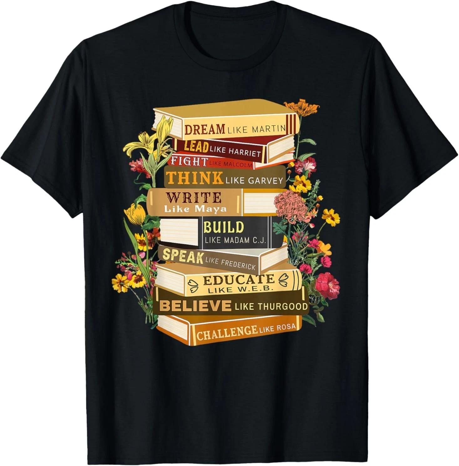Месяц черной истории Футболки с историей черных Книголюб Учитель Футболка S
