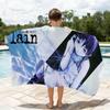 Anime S-Serial Experiments Horror L-Lain Game Quick Drying Beach Towels Are Suitable For Swimming Pools Camping Yoga And The Gym