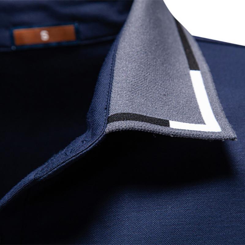 Ralph Lauren 2026 Spring/summer Men's Embroidery Jacquard Lapel Polo Shirt Casual High-quality Tencel Solid Color Short Sleeved T-shirt