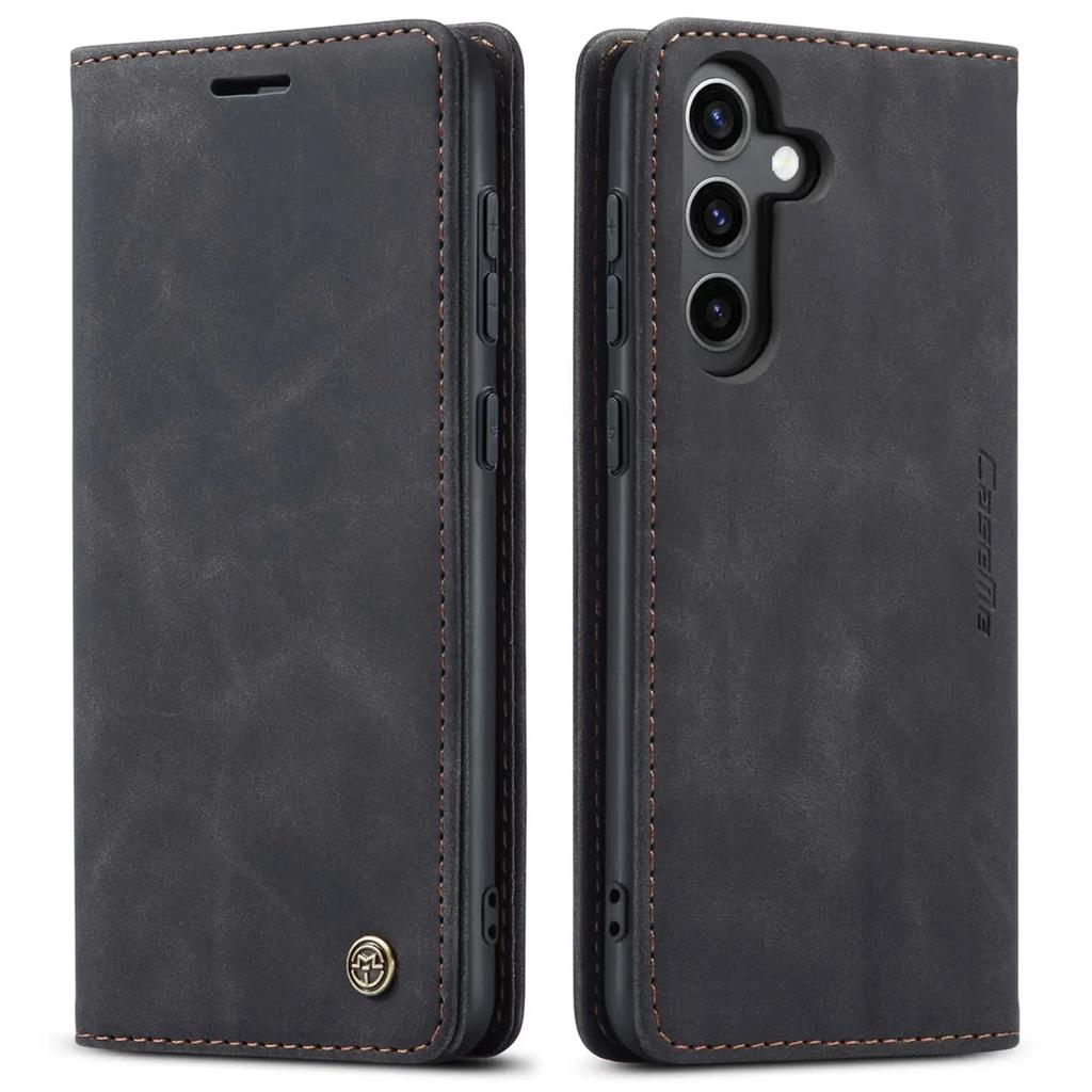 Flip Leather Case for Samsung Galaxy S25 S26 Ultra S24 Ultra S23 FE S22 S21 S20 Plus A17 A16 A36 A56 A15 A55 A35 Wallet Cover