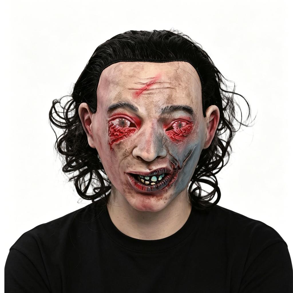 Halloween Evil Dead Rise cos Resurrection Mask from The Conjuring, Horror Magic, Book of the Dead, Latex Headgear