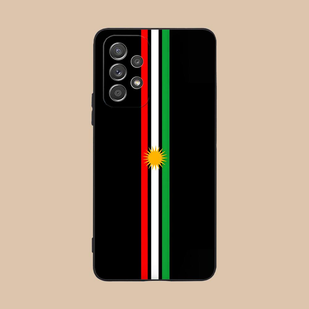 

Матовая TPU чехол-накладка с флагом Курдистана для Samsung Galaxy M55 54 42 35 34 33 32 23 22 15 14 13 12 F55 5G Цветной чехол Galaxy F04