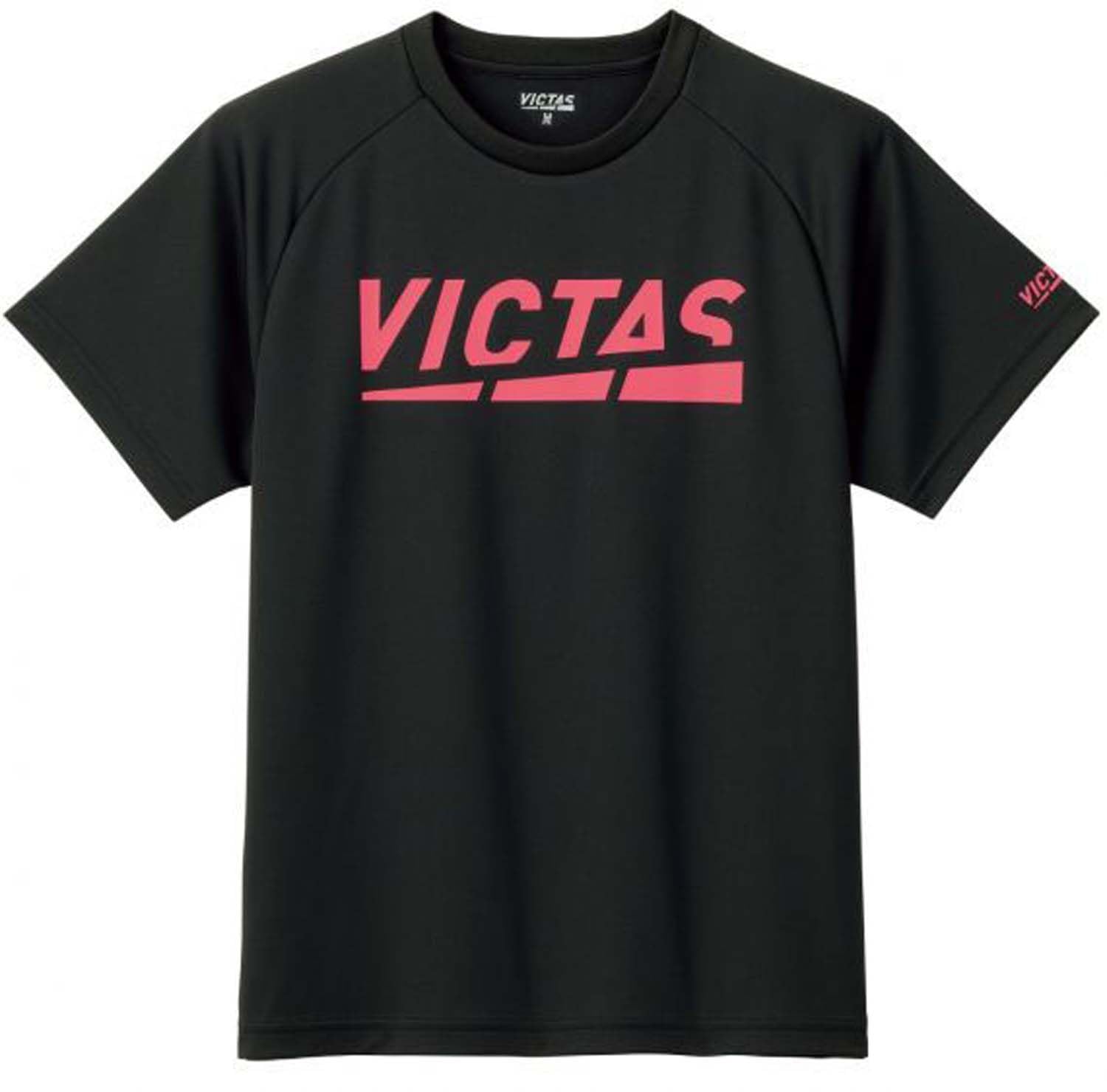 

Table Tennis Short Sleeve PLAY LOGO TEE Black x Pink M 632101 [Victus] T-Shirt (1070)