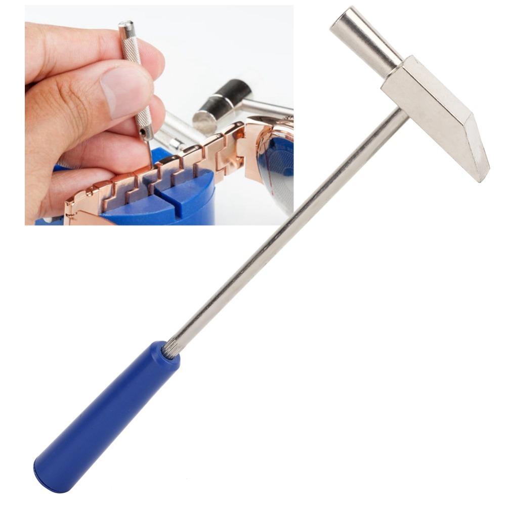 Metal Head Jewelry Hammer Black Grip Double Head Hammer Portable Hammer Jewelry Making