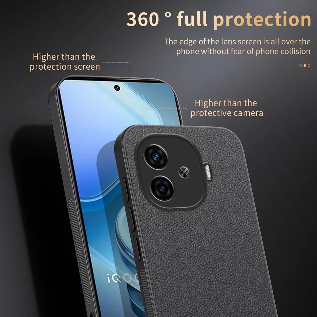 Kožené pouzdro na telefon pro vivo iQOO Z9 Turbo Z7i U3 U3X iQOO 12 11 Pro 11s Neo Neo9s Pro Magnetický držák do auta Silikonový kryt na telefon