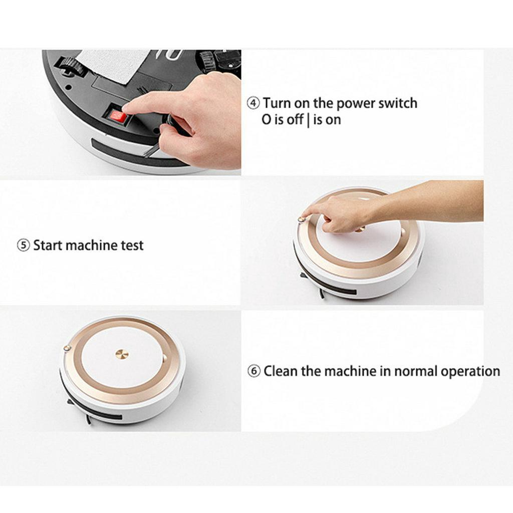 Srebrny/Złoty E3.7V S04 Robot Odkurzacz Smart Odkurzacz Do Domu Aplikacja na Telefon Komórkowy Zdalne Sterowanie Automatyczne Usuwanie Kurzu Czyszczenie Zamiatarka