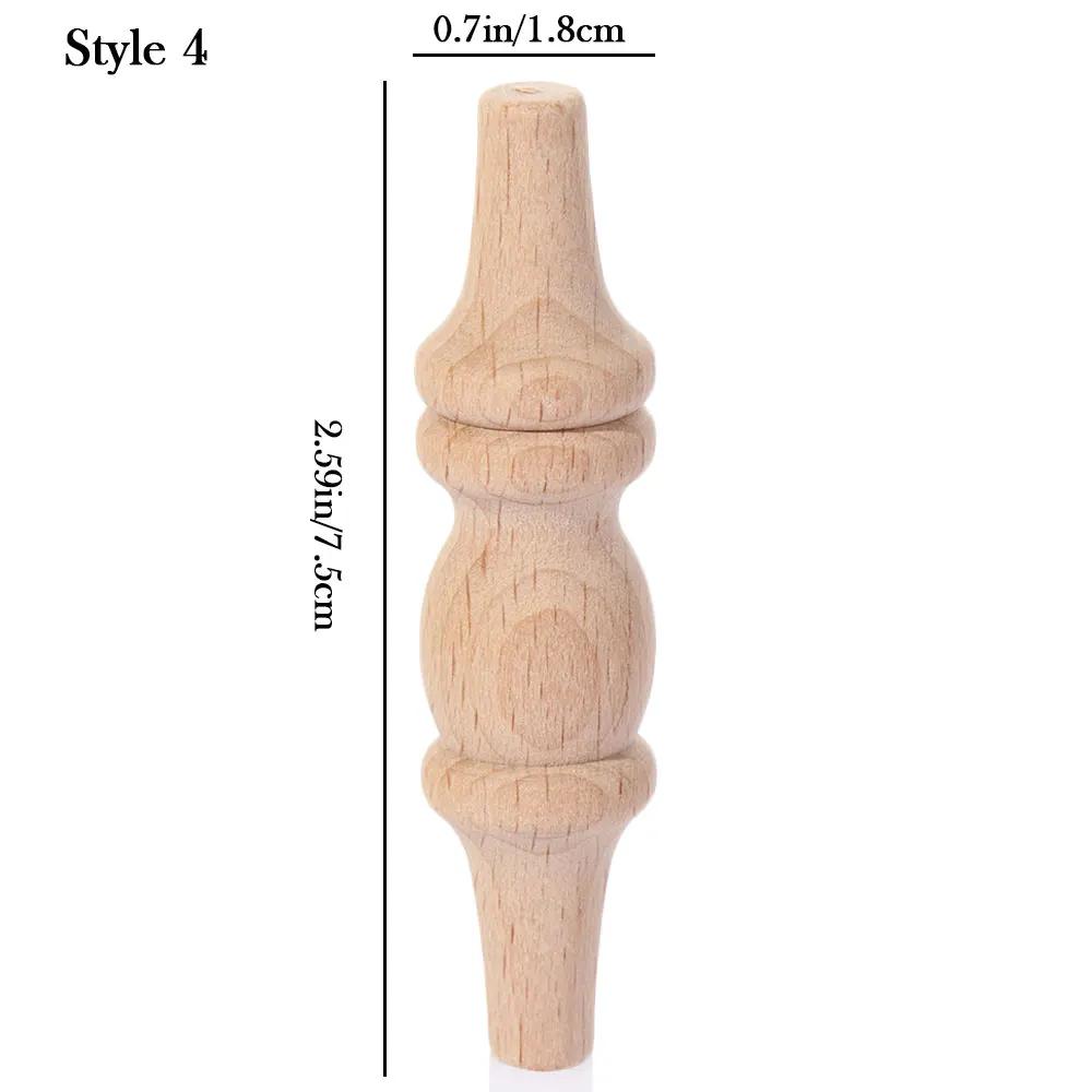 European Multi Styles Solid Wood Carved Furniture Foot Legs Cabinet Seat Feets Vintage Home Decoration Crafts Accessories