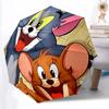 1pc Tom and Jerry Automatic Open/Close Umbrella - 8-Rib Stability - All-Season Everyday & Formal Use Yy251022010