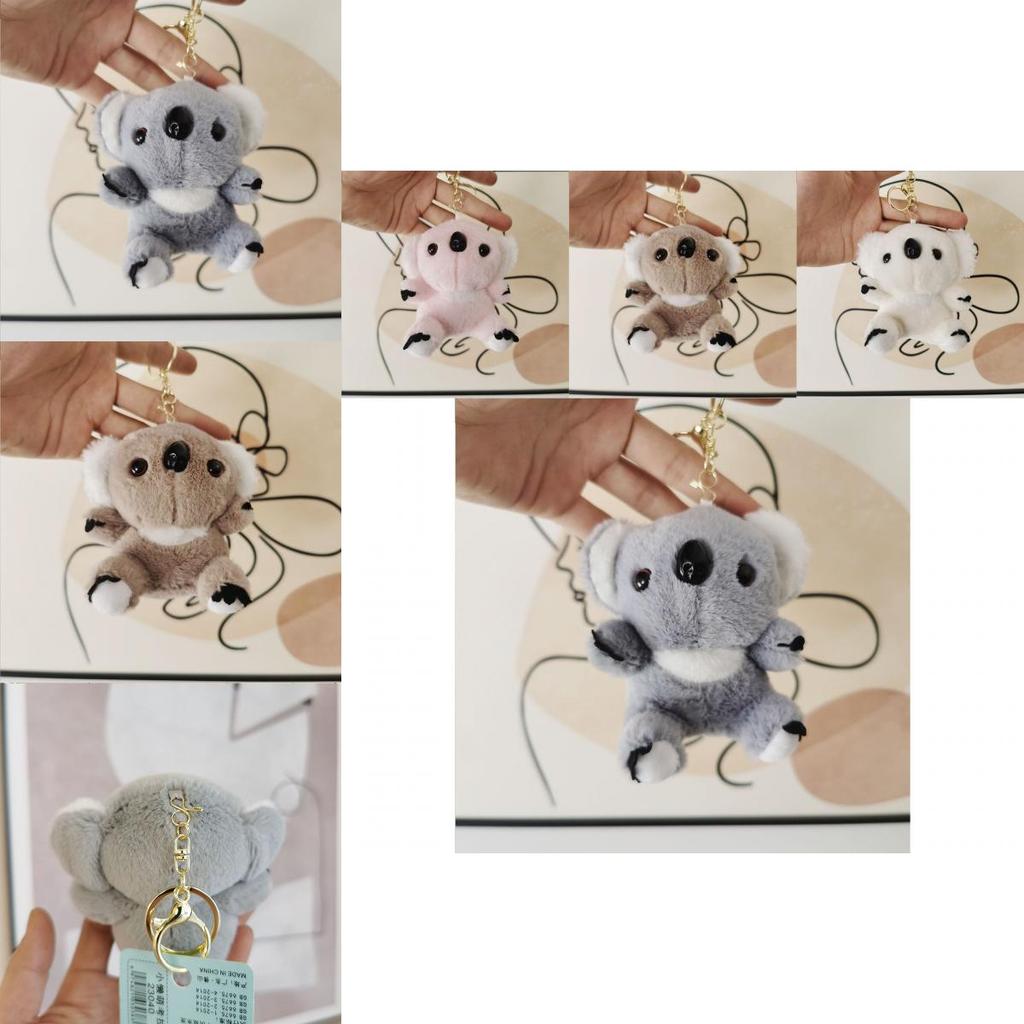 Adorable Koala Plush Keychain Soft Toy Cute Animal Doll Bag Charm For Couples