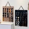 1pc 15 Grids Glasses Organizer Storage Wall Hanging Bag Multifunctional Sunglasses Eyeglass Container Bag Foldable