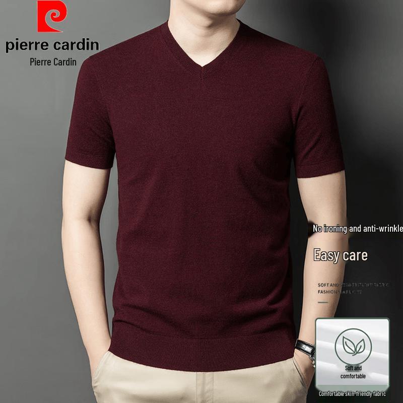 Pierre Cardin Men s V-Neck Slim Fit Short Sleeve T-Shirt 3XL