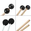 2pairs Marimba Drumstick Round Head Drum Sticks Percussion Mallets Durable