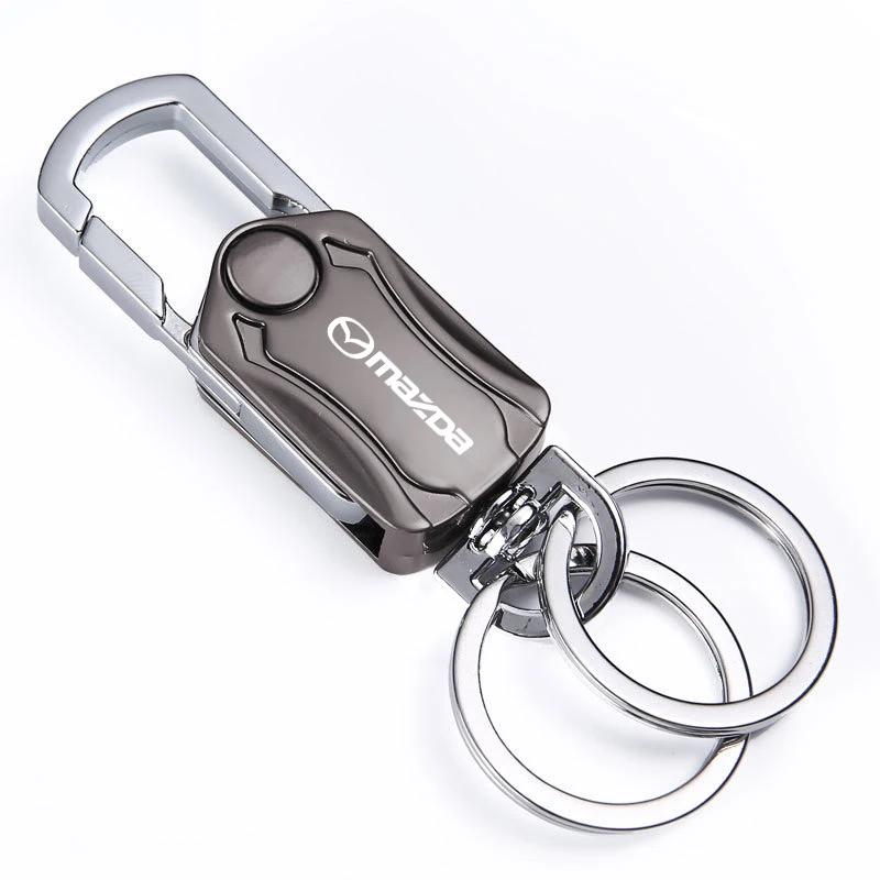 

2025 Hot Fingertip Gyro Key Rings Multi Functional Car Logo Keychain For Mazda 2 3 6 5 Atenza CX30 CX90 CX60 CX50 MX30 CX3 CX5 M
