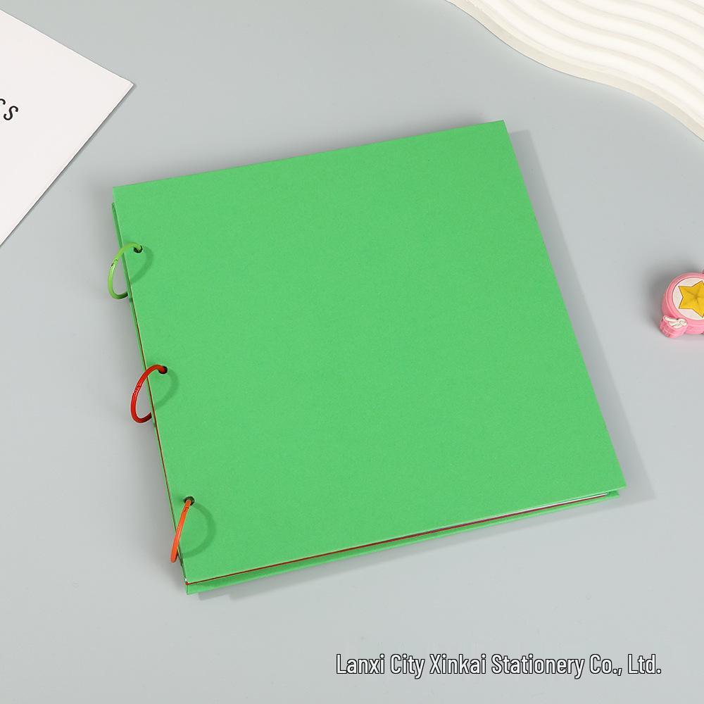 A4 Polaroid Fotoalbum – DIY Scrapbook mit Retro Kraftpapier