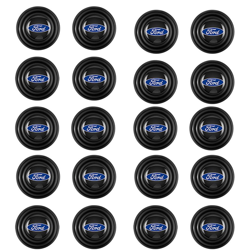 Silicone Car Door Anti-shock Protection Silent Buffer Stickers For Ford Focus Fiesta Explorer Kuga Escape Mustang Taurus Mondeo