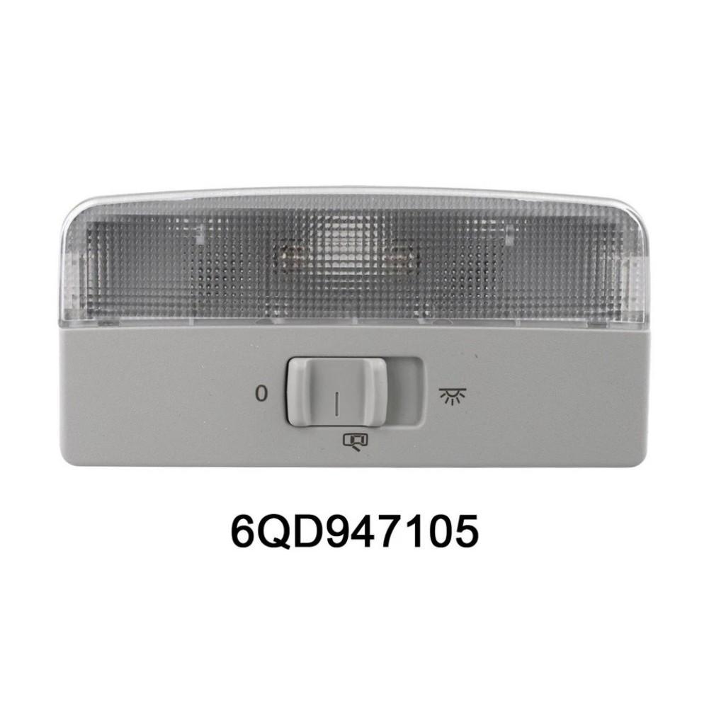 

For 2002-2015 VW Polo 9N 6R T5 Bora addy Fabia Sea Reading Light Interior Lamp Dome Light Console Car Accessories 6QD947105 серый
