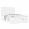 Maison Exclusive - Cadre de lit ottoman avec matelas blanc 140x190 cm similicuir