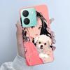 For Vivo Y27s Case Vivo Y36 Russian Cover Beautiful Butterfly Flower Girls Design Bumper Shell For Vivo V2247 V2322 Back Housing