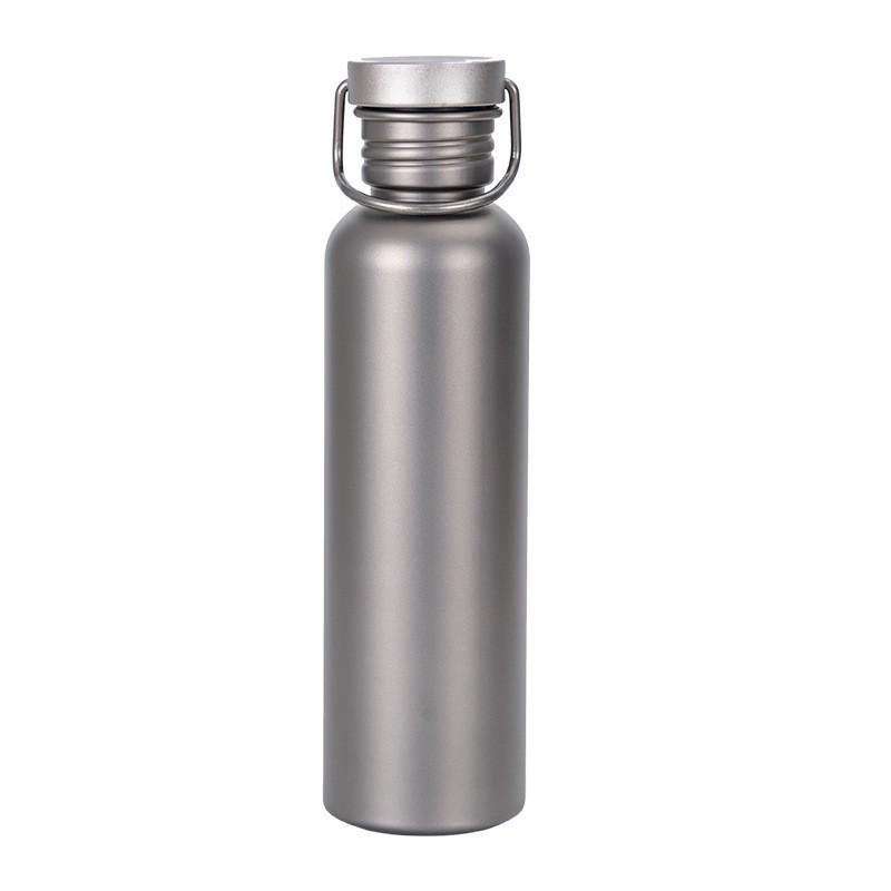 500Ml 600Ml 750Ml Titanium Water Bottle Reusable Outdoor Camping Supplies Tourism Sports Cycling Hiking Camping Water Bottle
