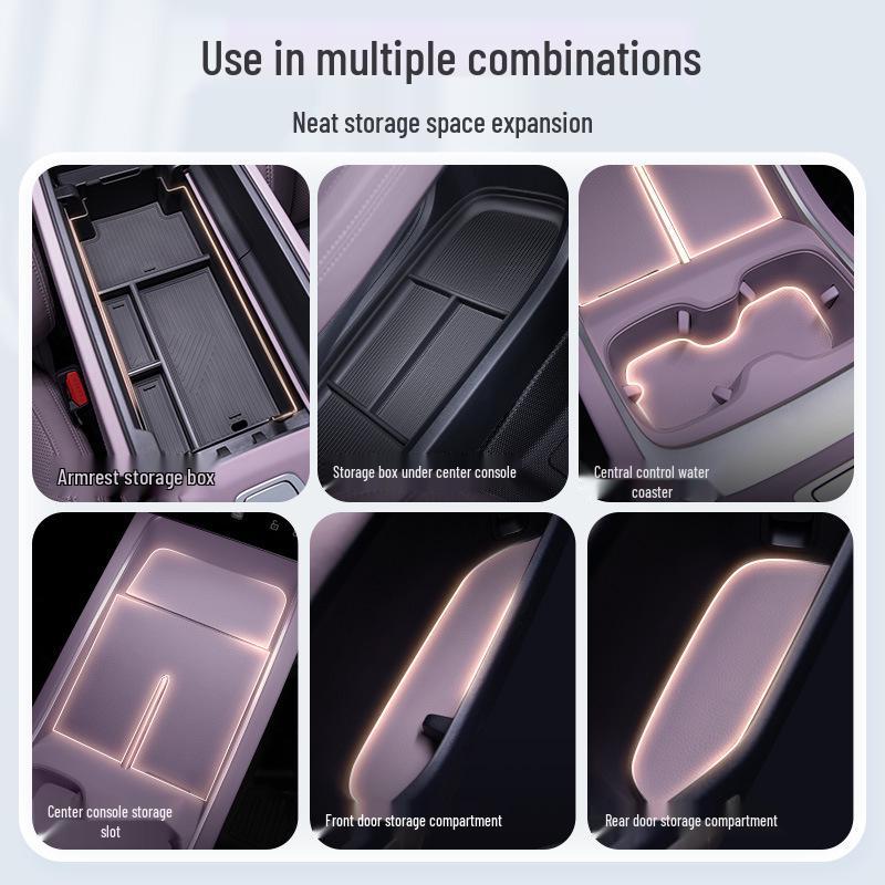 NIO Armrest Box Storage for 2024 Car Center Console