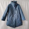Export Korea Order Tail Goods Stand Collar down Cotton Jacket Women's Patchwork Knitting Imitation Mink Sleeve Short Wooden Ear Heattech