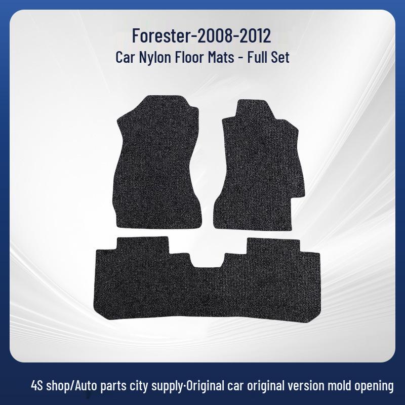 Subaru Forester 08-12 Suede Nylon LHD Floor Mats - Anti-Slip, Wear-Resistant
