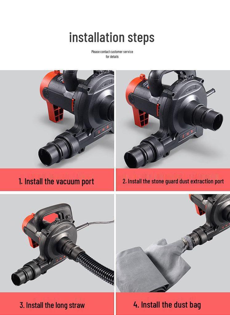 High-Power Industrial Vacuum Cleaner & Dust Collector for Woodworking and Grinding