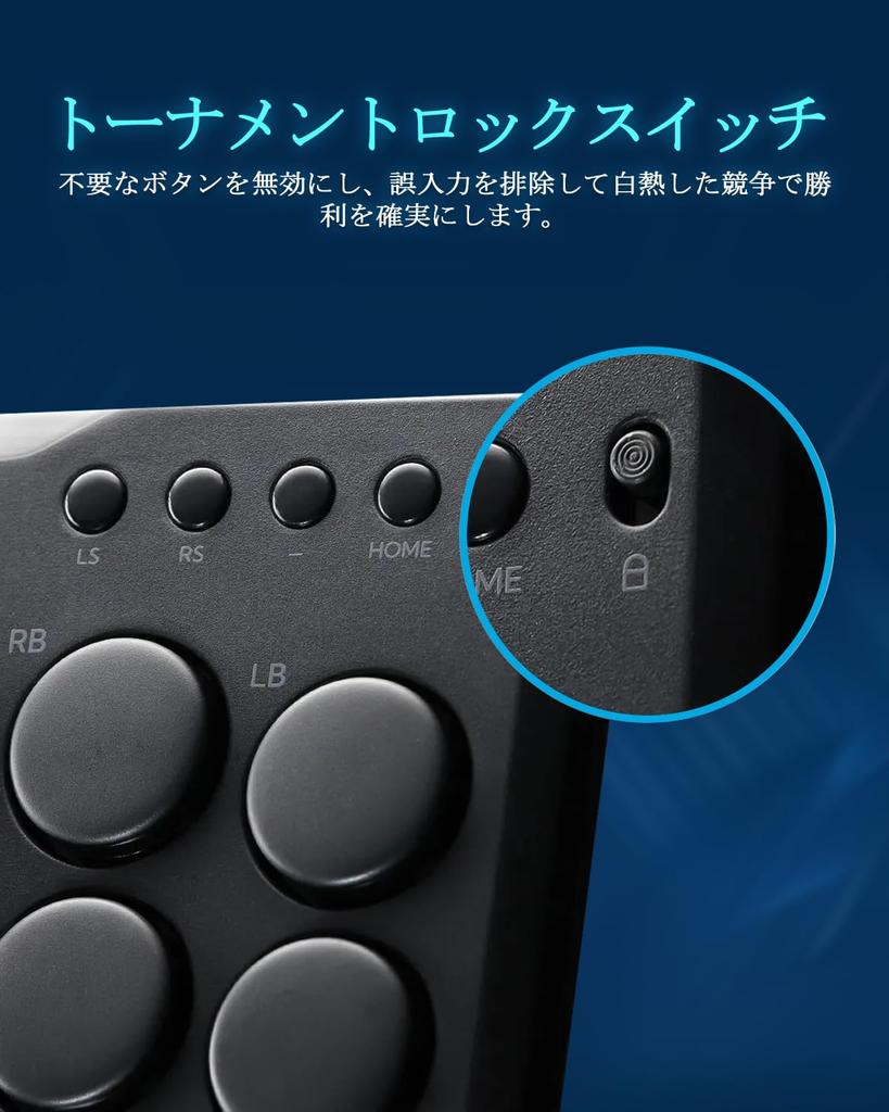 Haute42 Controler fără pârghie Akekon fără pârghie 12 butoane pentru PS3 Akekon Buton fără pârghie de schimb Comutator de blocare Potrivire LED RGB Înaltă precizie Înaltă