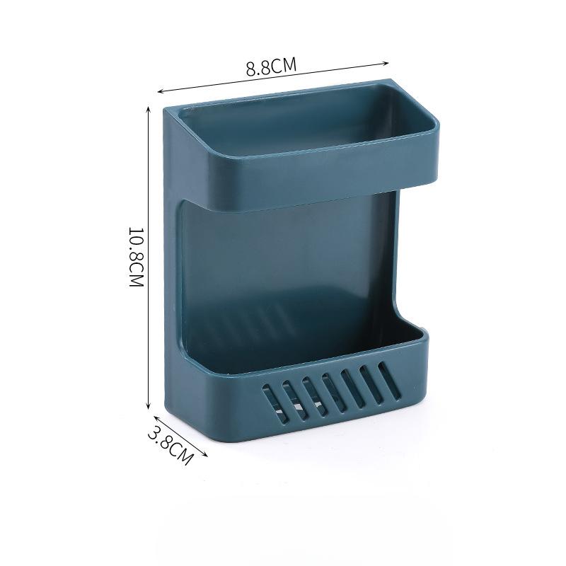 Remote Control Storage Box Free Punching Table Side Wall Hanging Wall Air Conditioning Remote Control Board Bed Head Mobile Phone Storage Storage Rack
