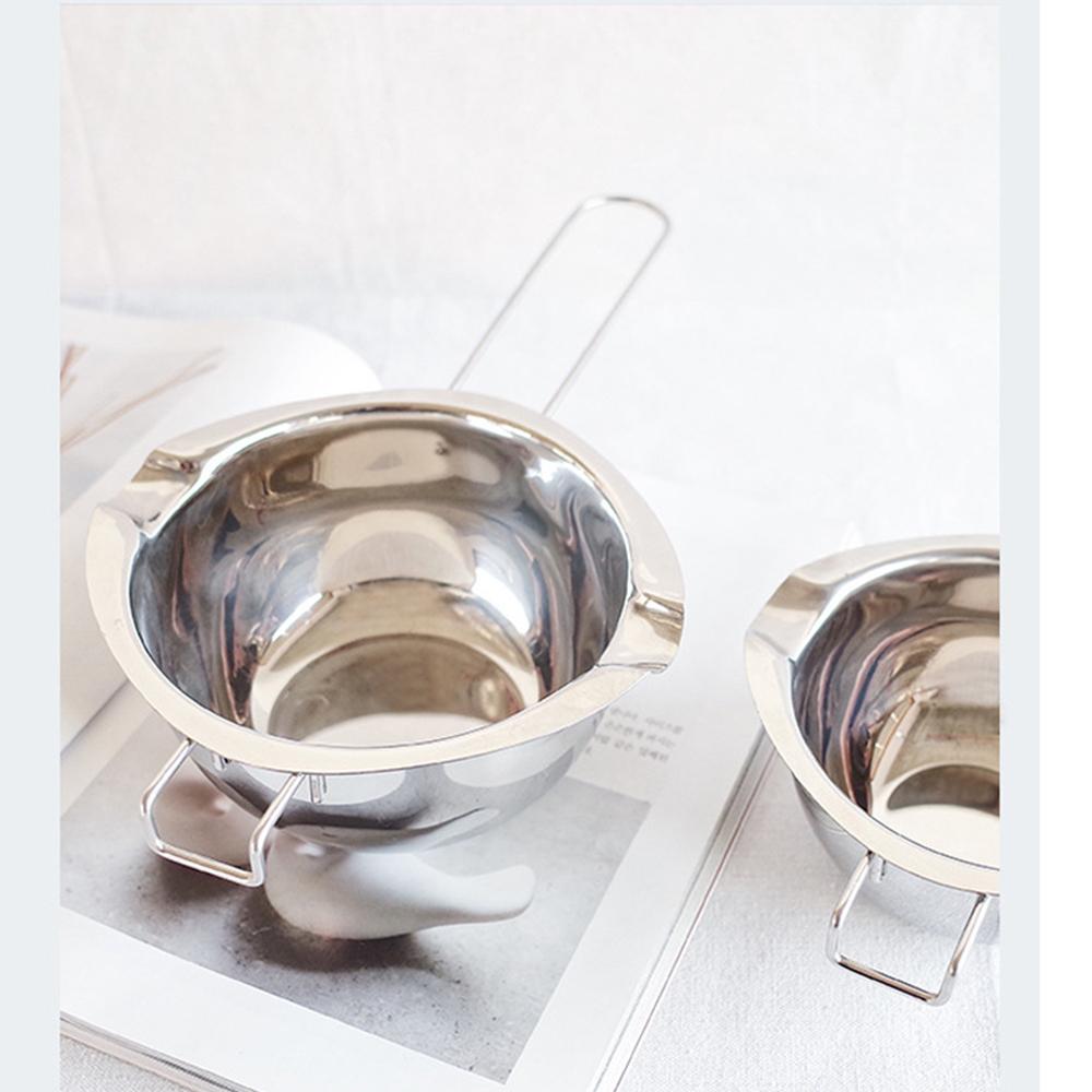 Hrnec na tavení vosku na svíčku 400/600 ml s tepelně odolnou rukojetí pro rozpouštění čokoládových bonbónů a pomůcek na výrobu svíček