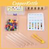 Wooden Test Tube Clip Beads Toy For Children With Color Recognition And Hand Eye Coordination Skills For Early Learning