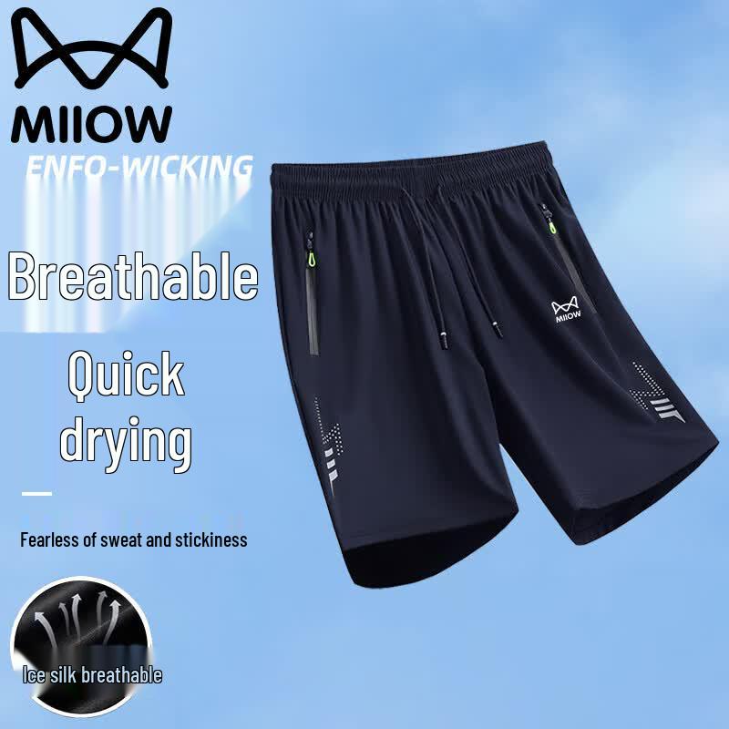 

MiiOW Men s Ice Silk Quick-Dry Cool-Feel Beach Shorts 3XL