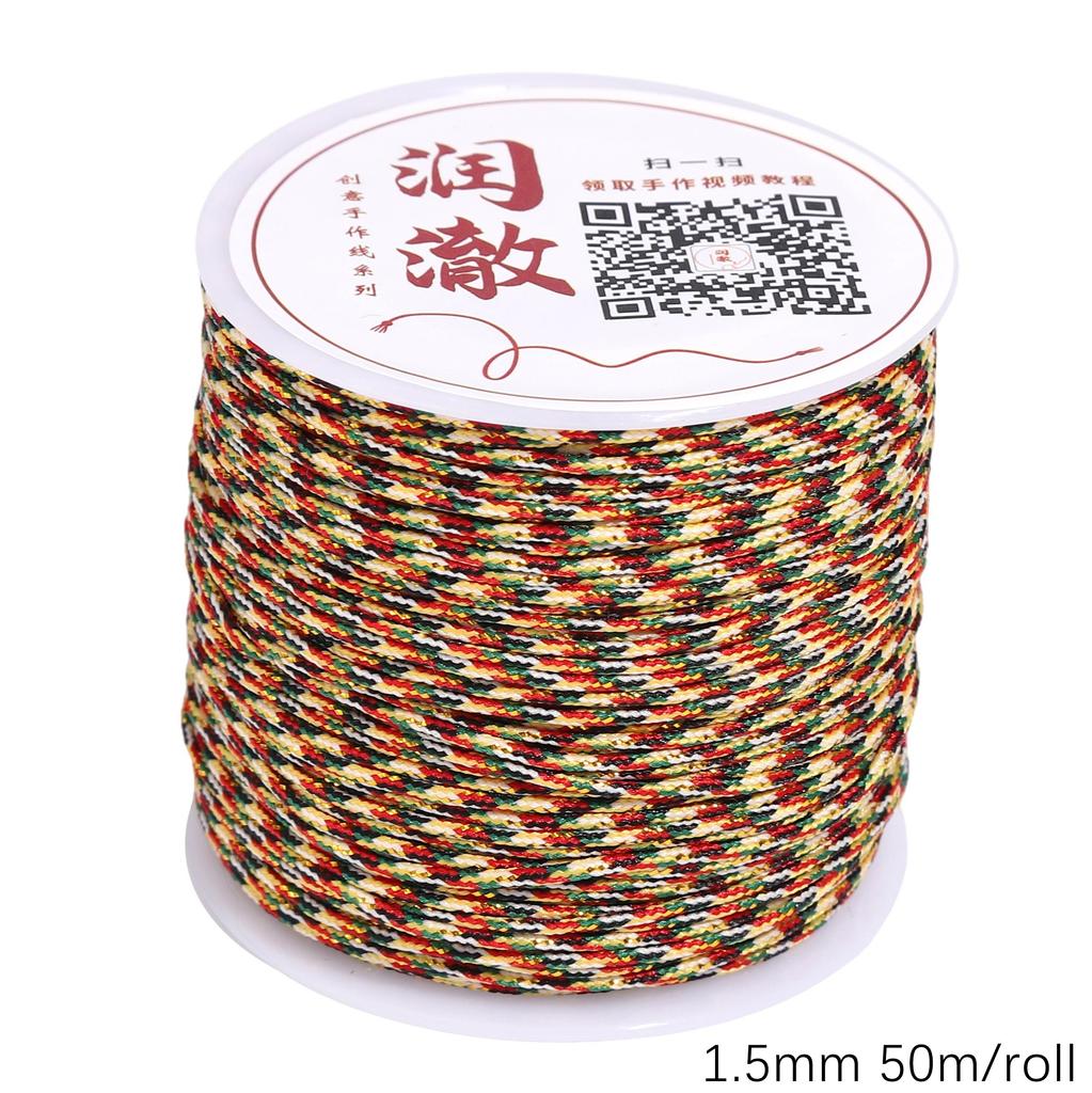 27-120Meter Cotton Cord Nylon Cord Thread String DIY Beading Braided Bracelet Jewelry Making