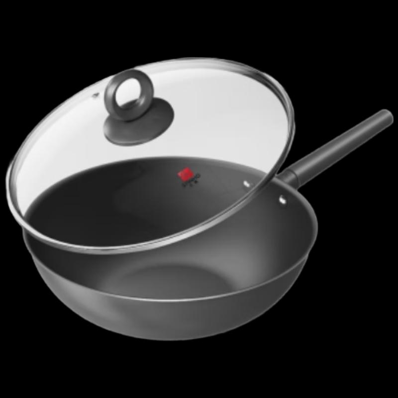 Sanhe Weina 0-Coating Non-Stick Wok