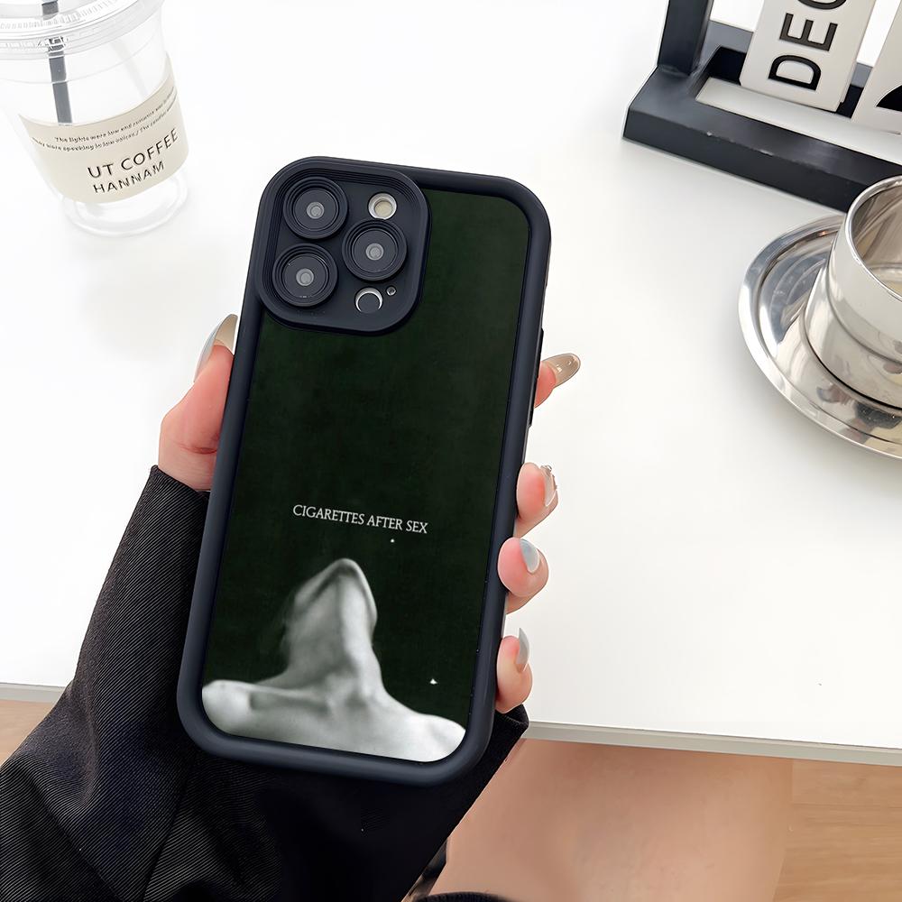 Cigarettes After Sex Phone Case Soft Silicone For IPhone 17 16 15 14 13 12 Mini 11 Pro Max Plus Camera Lens Protection Cover