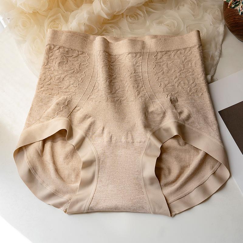 Large Size Female Autumn Fashion New High Waist Shrink Abdomen Lift Hip Triangle Briefs