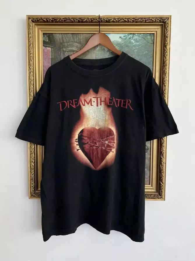 Dream Theater Europatour Faded T-Shirt 100% Baumwolle Shirt WA122 Unisex T-Shirt