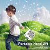 6-gaats handheld bellenblaasmachine voor kinderen, ultrasmall, voor interactie buiten tussen ouder en kind, zonder batterij en bellenblaasvloeistof