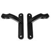 Motorcycle Black/Chrome Auxiliary Lighting Bracket Frame For Harley Touring FLHR Electra Glide Road King Ultra Classic FLHT CVO