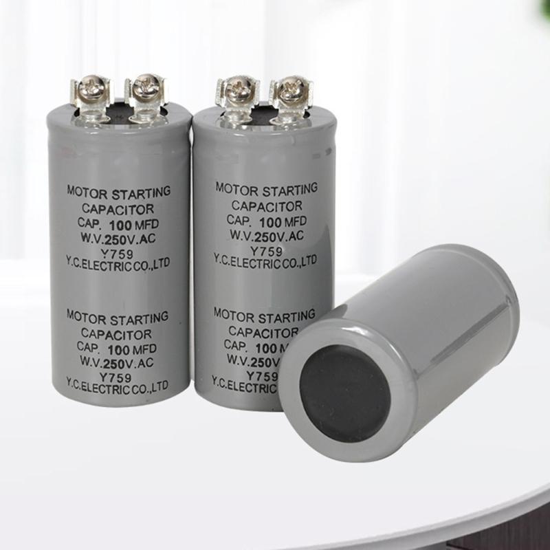 CD60 125V/250V 50UF-1200UF Motor Starting Running Capacitor Motor Start Capacitor Household Industrial Applications