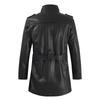 Men's Stand Collar Leather Jacket - Autumn/Winter 2021, Mid-Length, Loose Fit, Plus Velvet, Plus Size, PU Leather.