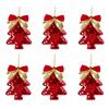 Christmas Hanging Decor Glitter Christmas Ornaments Festive Displays Elegant Holiday Decorations Reflective Glitter Finish