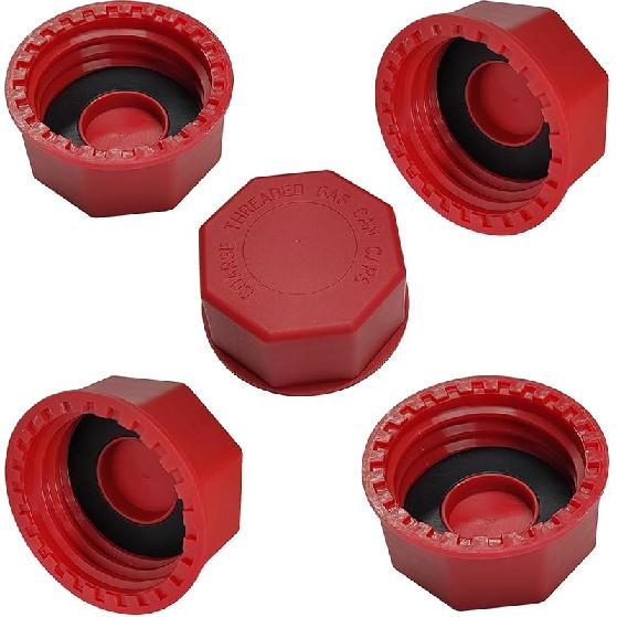 5 Gallon Gas Can Cap Replacement, Fits Most 1/2/3/5 Gallon Gas Cans, Portable Gas Tank Lid For 5+ Gallon Plastic And Metal Gas Cans, Includes Spout