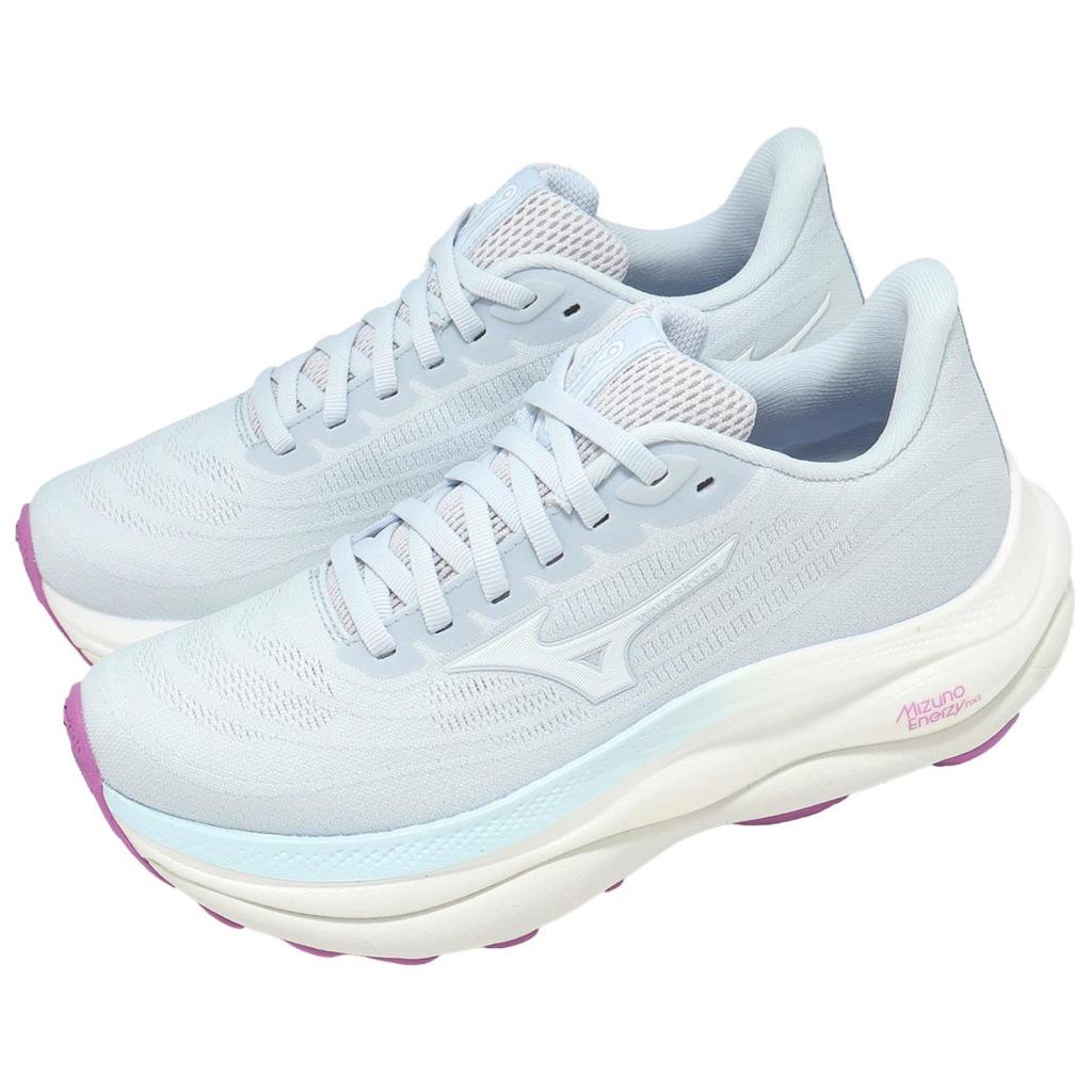 Mizuno Wave Sky 9 Grigio Blu Sneakers Donna Grigio J1GD250273